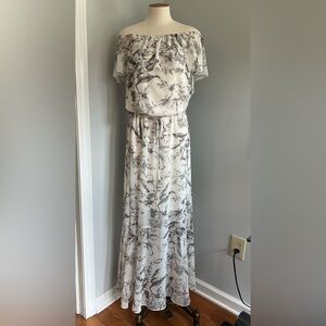 WHBM Floral Summer Occasion Dress S